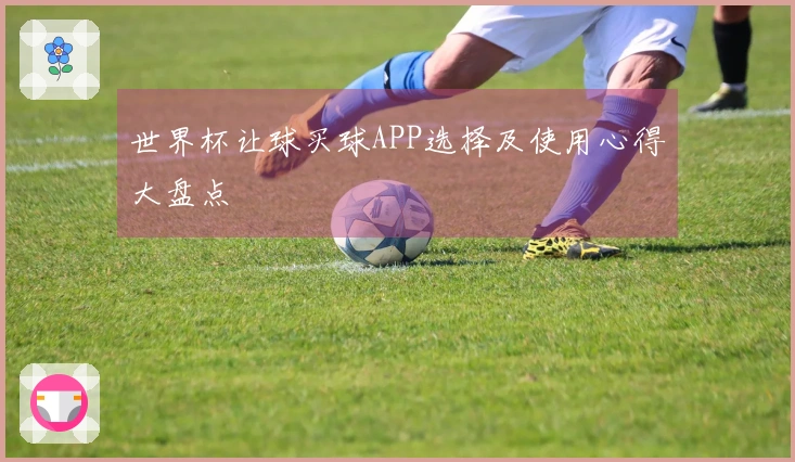 世界杯让球买球APP选择及使用心得大盘点